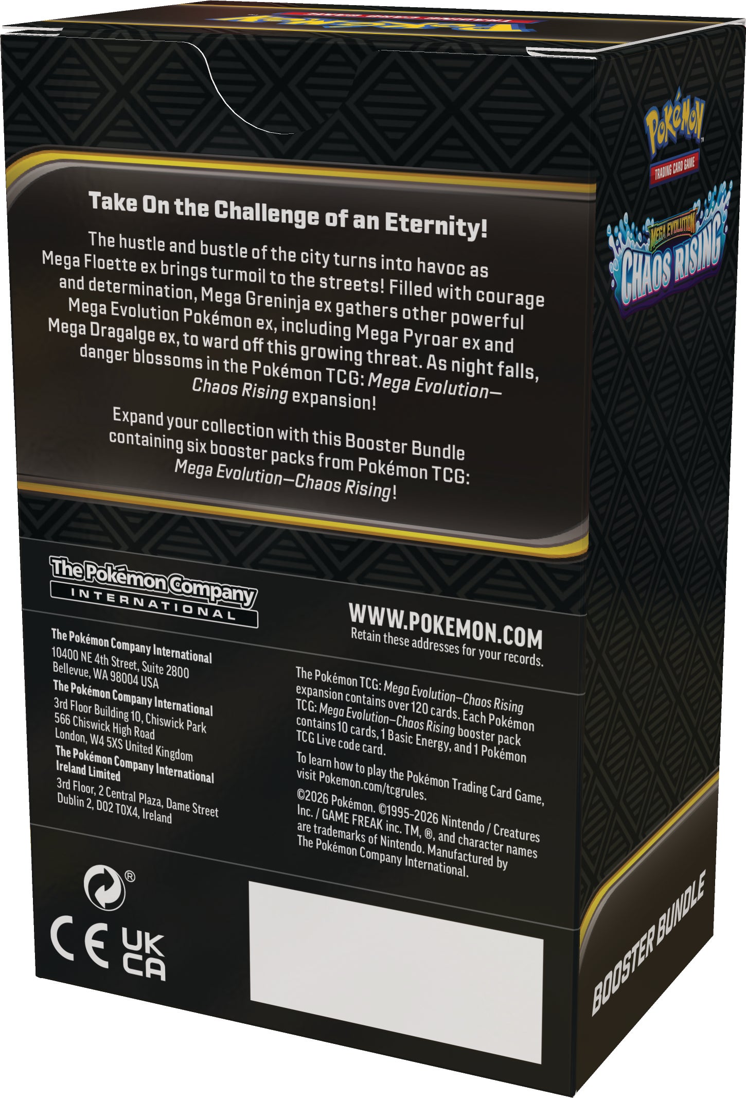 Pokemon Mega Evolution 4 Chaos Rising Booster Bundle - Norli Bokhandel